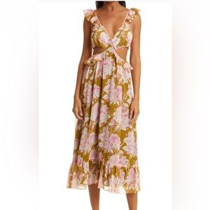 Likely Katerina Floral Midi Dress